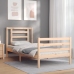 Estructura de cama con cabecero madera maciza