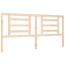 Estructura de cama con cabecero madera maciza 200x200 cm
