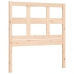 Estructura de cama con cabecero madera maciza