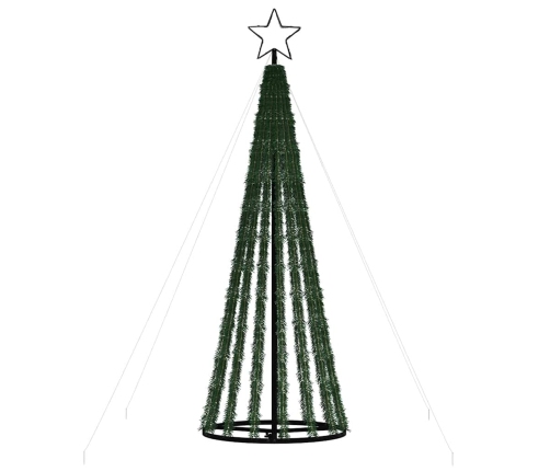 VidaXL Árbol de Navidad LED 275 LEDs blanco cálido 180 cm