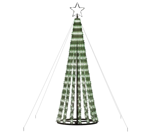 Árbol de Navidad LED 275 LEDs blanco frío 180 cm