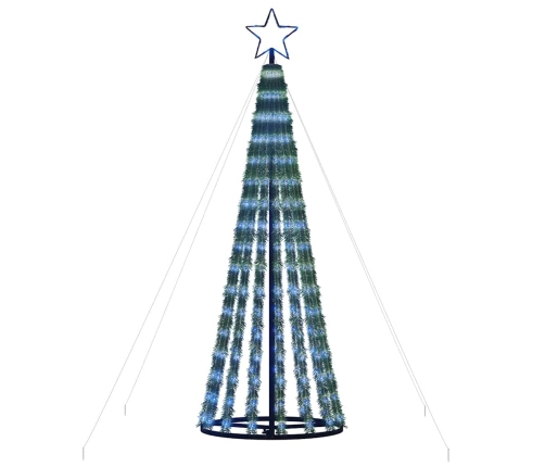 Árbol de Navidad LED 275 LEDs azul 180 cm