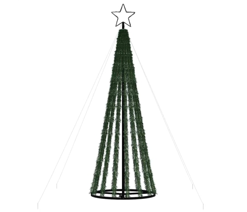 Árbol de Navidad LED 275 LEDs azul 180 cm