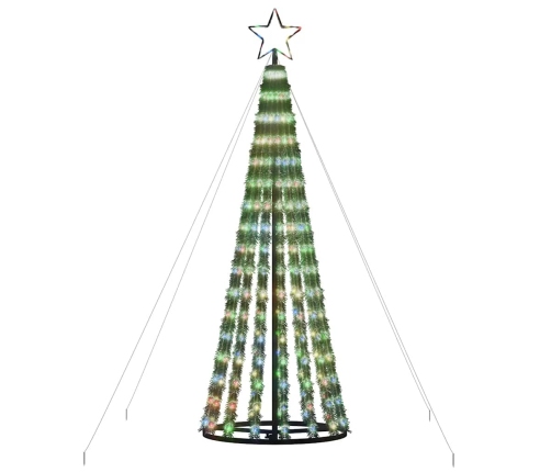 Árbol de Navidad LED 275 LEDs de colores 180 cm