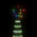 Árbol de Navidad LED 275 LEDs de colores 180 cm