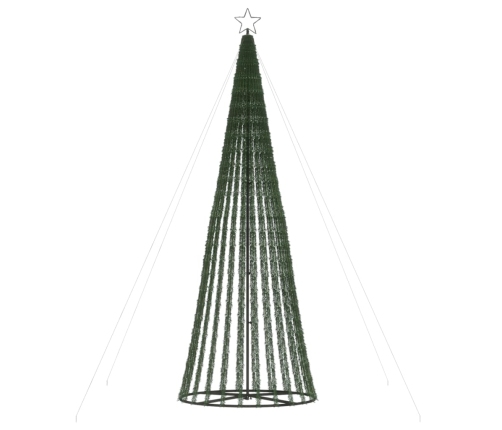 VidaXL Árbol de Navidad LED 688 LEDs blanco cálido 300 cm