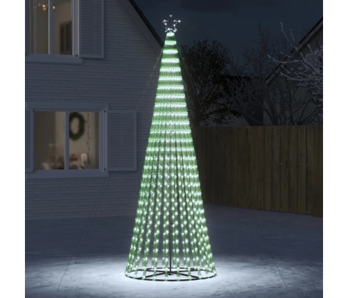 Árbol de Navidad LED 688 LEDs blanco frío 300 cm