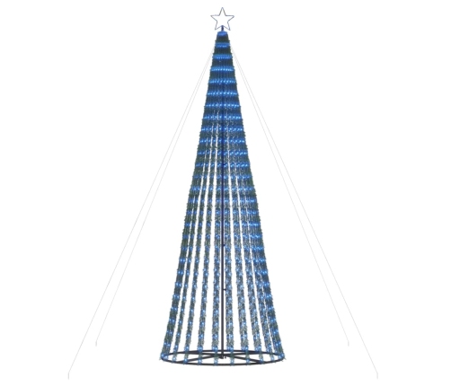 Árbol de Navidad LED 688 LEDs azul 300 cm