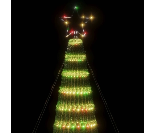 Árbol de Navidad LED 688 LEDs de colores 300 cm