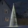 Árbol de Navidad LED 1544 LEDs blanco frío 500 cm