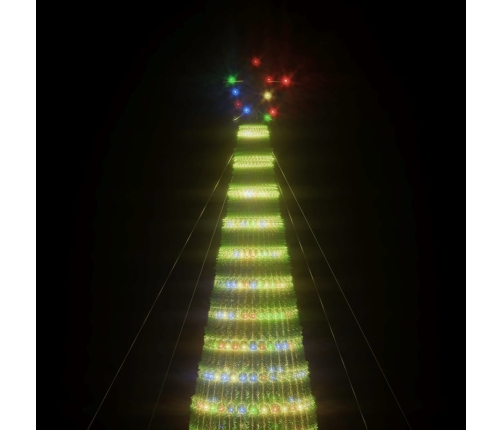 Árbol de Navidad LED 1544 LEDs de colores 500 cm