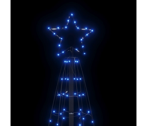 Árbol de Navidad LED con estacas 220 LEDs azul 180 cm