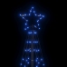 Árbol de Navidad LED con estacas 220 LEDs azul 180 cm