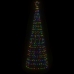 Árbol de Navidad LED con estacas 570 LEDs de colores 300 cm