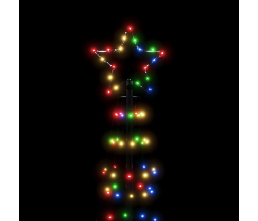 Árbol de Navidad LED con estacas 570 LEDs de colores 300 cm