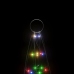 Árbol de Navidad en asta de bandera 200 LED de colores 180 cm