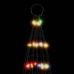 Árbol de Navidad en asta de bandera 1534 LED colores 500 cm