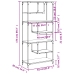 vidaXL Estantería madera de ingeniería roble Sonoma 81x36x176 cm