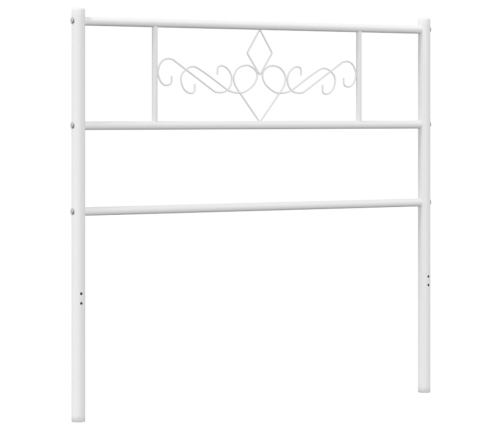 Cabecero de metal blanco 107 cm