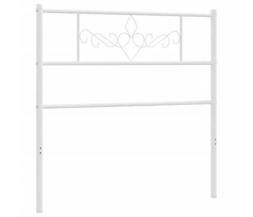 Cabecero de metal blanco 107 cm