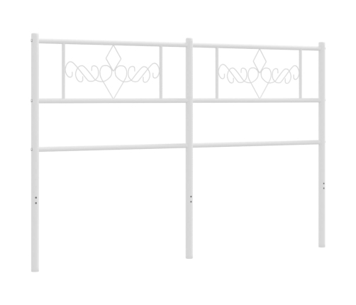 Cabecero de metal blanco 150 cm