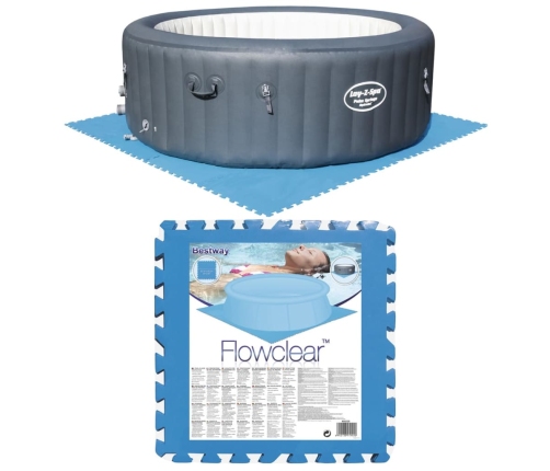 Bestway Suelo protector para piscina 8 uds azul