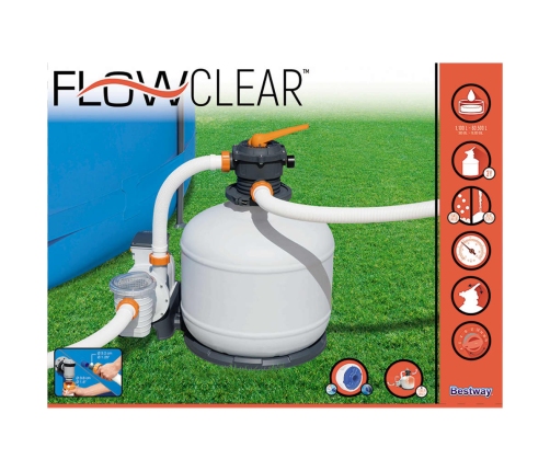 Bestway Depuradora de arena Flowclear 11 355 L/h