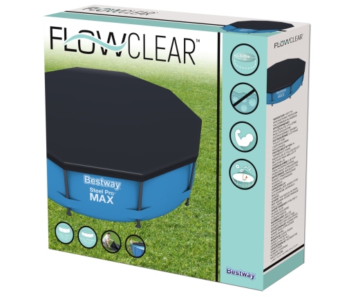 Bestway Cubierta para piscina Flowclear 305 cm