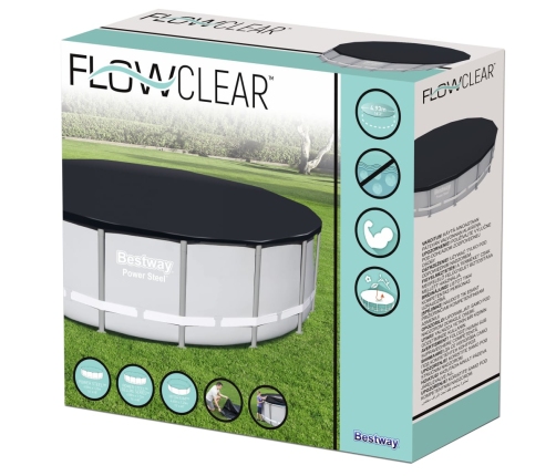 Bestway Cubierta para piscina Flowclear 488 cm