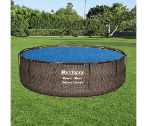 Bestway Cubierta solar para piscina Flowclear 356 cm