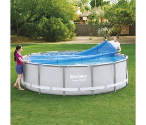 Bestway Cubierta solar para piscina Flowclear 427 cm