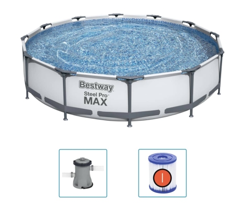 Bestway Conjunto de piscina Steel Pro MAX 366x76 cm