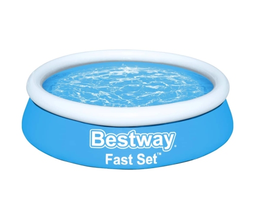 Bestway Piscina hinchable Fast Set redonda azul 183x51 cm