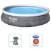 Bestway Piscina hinchable Fast Set con bomba 396x84 cm