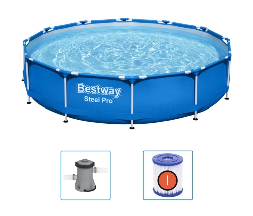 Bestway Piscina con estructura Steel Pro 366x76 cm