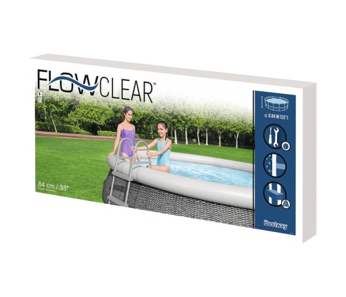 Bestway Escalera para piscina 2 peldaños Flowclear 84 cm