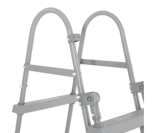 Bestway Escalera de piscina de 4 peldaños Flowclear 107 cm