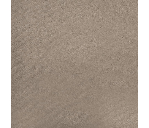 Sofá de 3 plazas con cojines tela microfibra gris taupe 180 cm