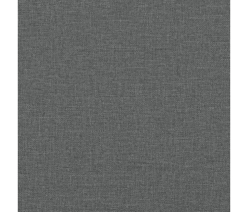 Juego de sofás con cojines 4 piezas tela gris oscuro