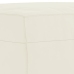 Juego de sofás con cojines 3 piezas terciopelo crema
