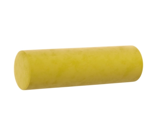 Juego de sofás con cojines 4 piezas terciopelo amarillo