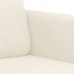 Juego de sofás 3 piezas terciopelo crema