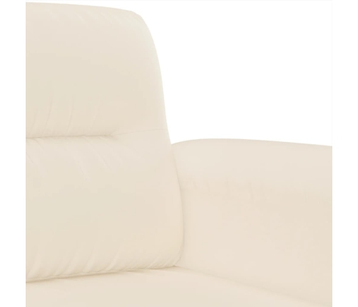 Juego de sofás con cojines 4 piezas tela microfibra beige