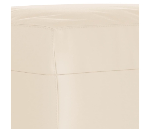 Juego de sofás con cojines 3 piezas tela microfibra beige
