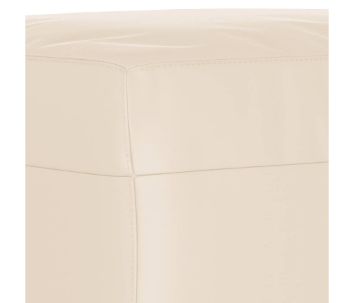 Juego de sofás con cojines 3 piezas tela microfibra beige