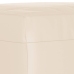 Juego de sofás con cojines 3 piezas tela microfibra beige