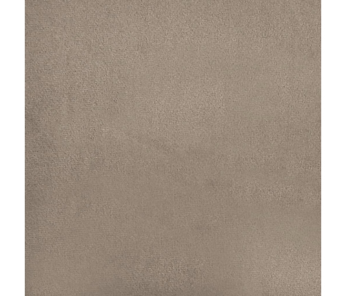 Juego de sofás con cojines 3 piezas tela microfibra gris taupe