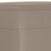 Juego de sofás con cojines 3 piezas tela microfibra gris taupe