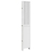 Biombo separador de 6 paneles madera maciza Paulownia blanco