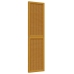 Biombo separador de 3 paneles madera maciza paulownia marrón